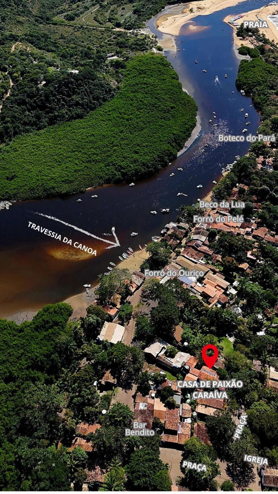 Casa De Paixao Caraiva Hostel Екстериор снимка
